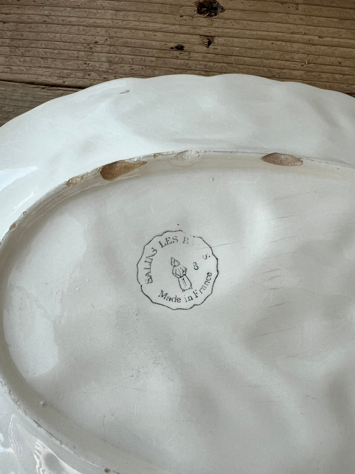 SALINS Fruits Barbotine Oval Plate 33cm|サラン フルーツ バルボティーヌ 大皿