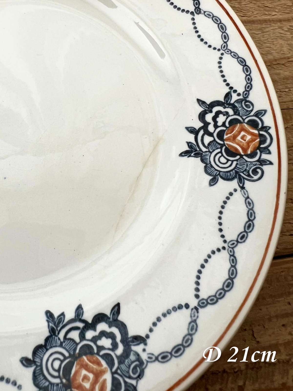 SAINT AMAND 平皿 21cm / 19.5cm|サンタマン オリエンタル柄