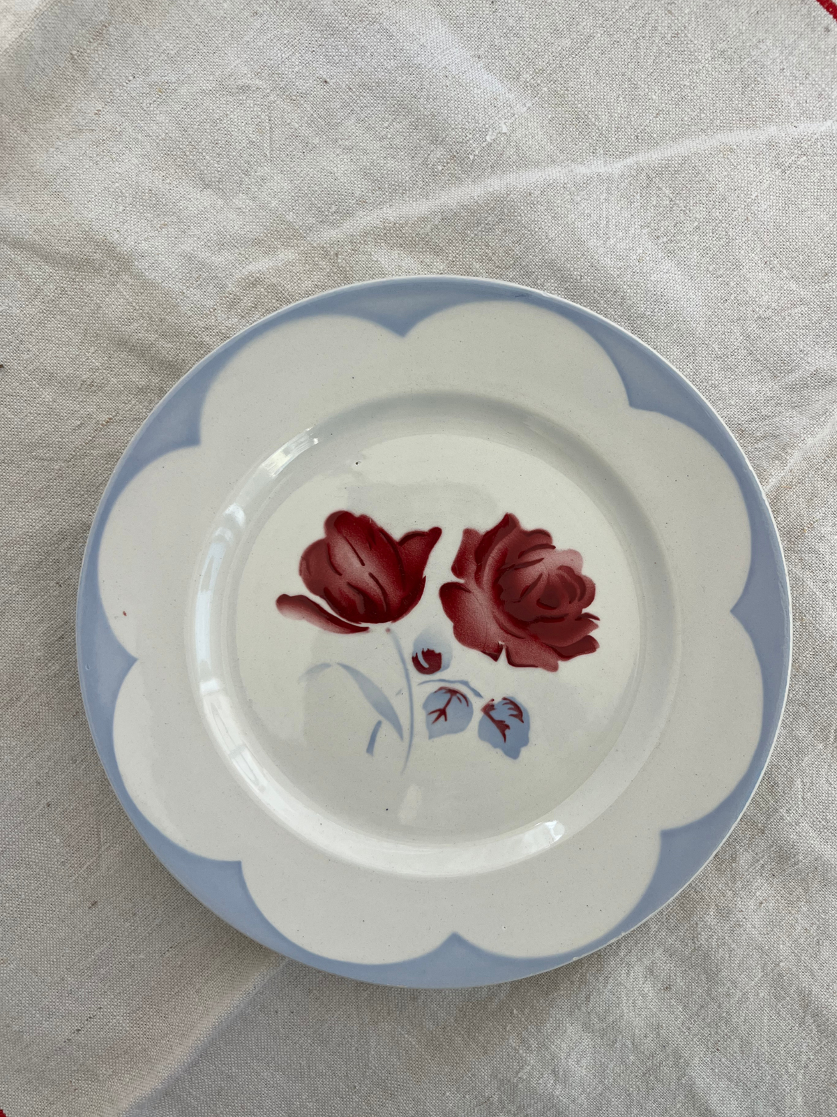 Floral Dessert Plates Set of 4 19-20cm｜フローラル デザートプレート 4枚セット