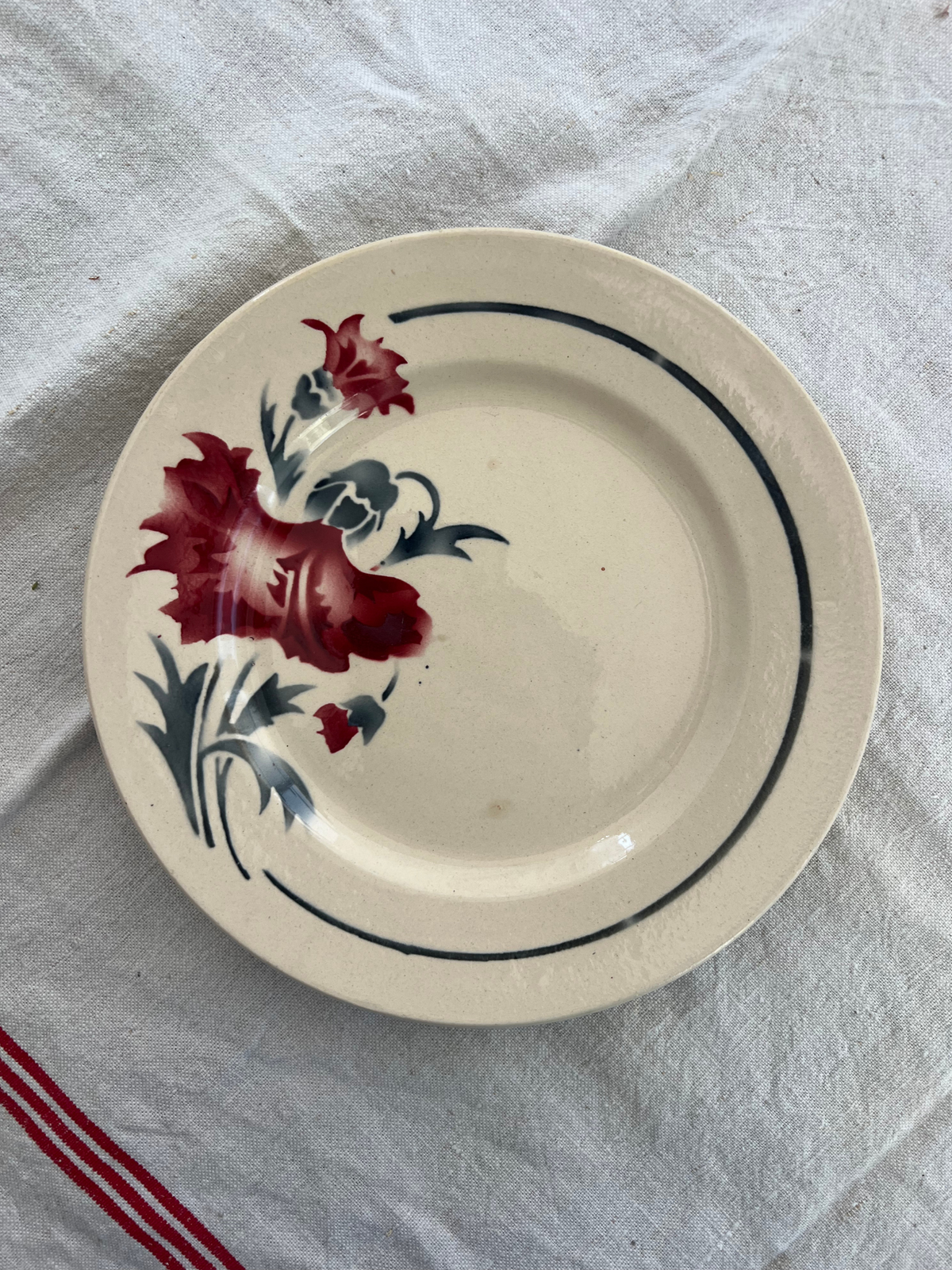Floral Dessert Plates Set of 4 19-20cm｜フローラル デザートプレート 4枚セット