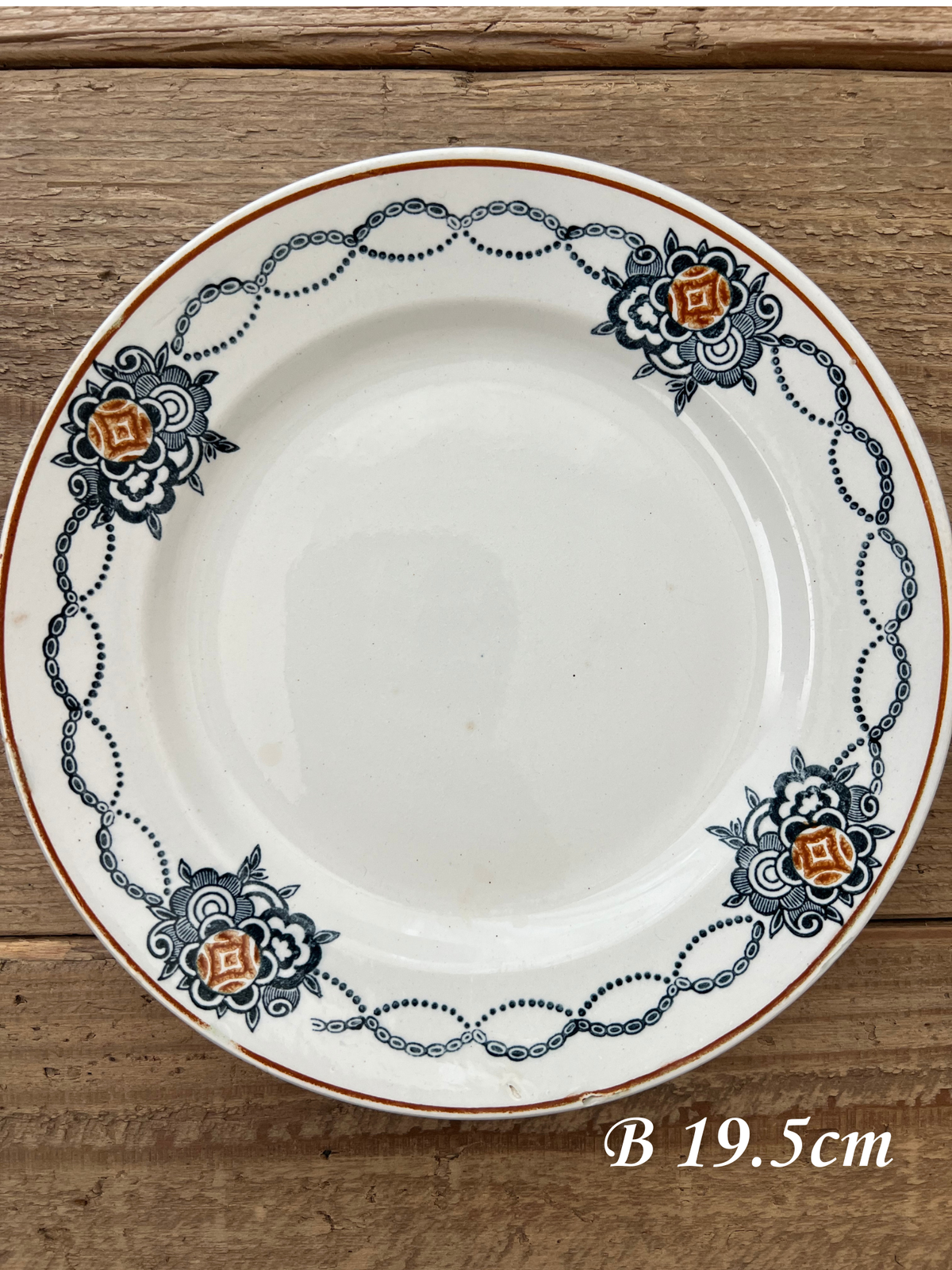 SAINT AMAND  平皿 21cm / 19.5cm｜サンタマン オリエンタル柄