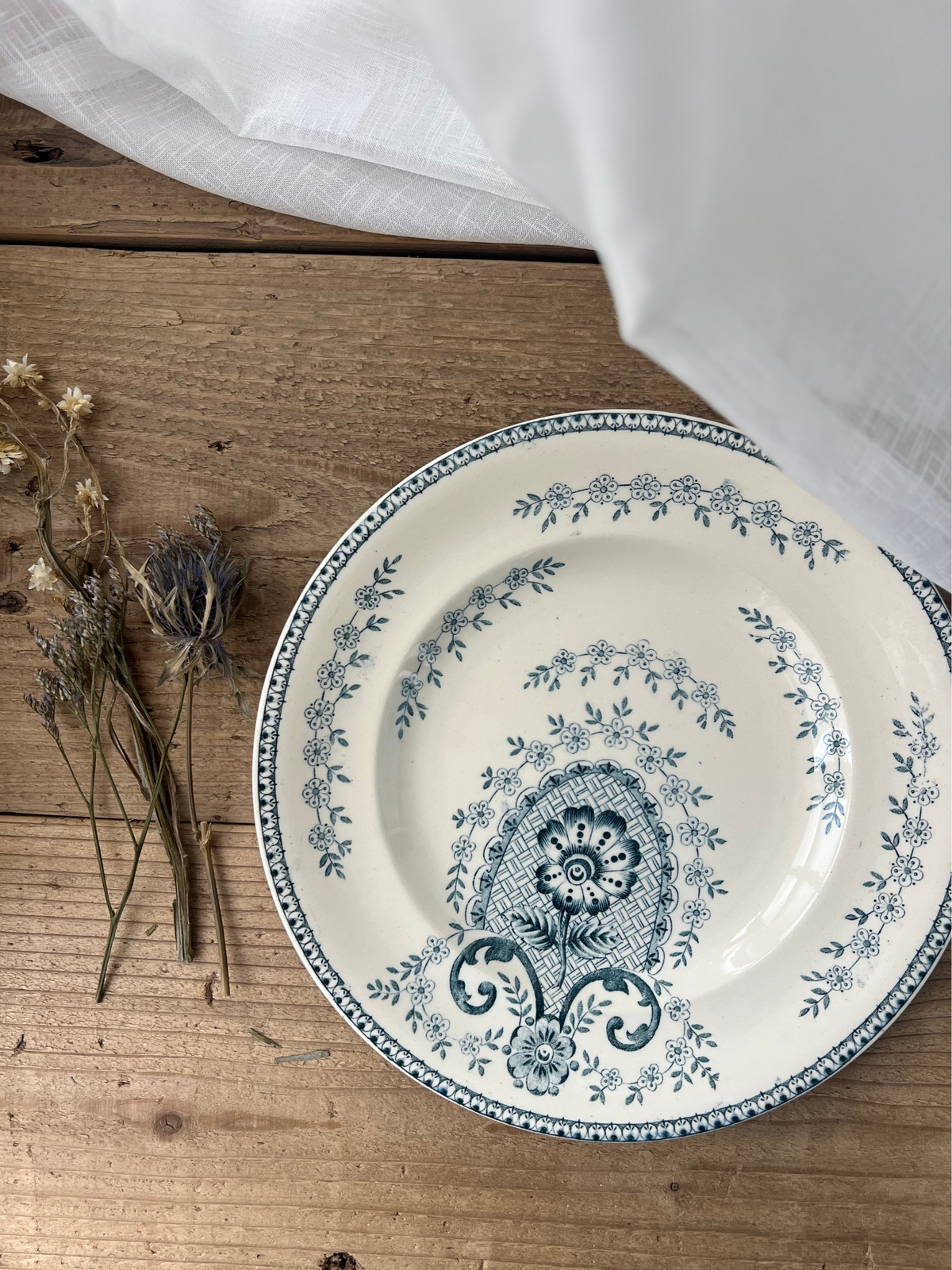LONGWY CLUNY Plate 23cm｜ロンウィ クリュニー
