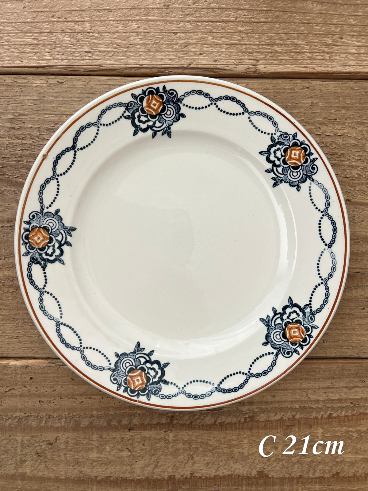 SAINT AMAND  平皿 21cm / 19.5cm｜サンタマン オリエンタル柄